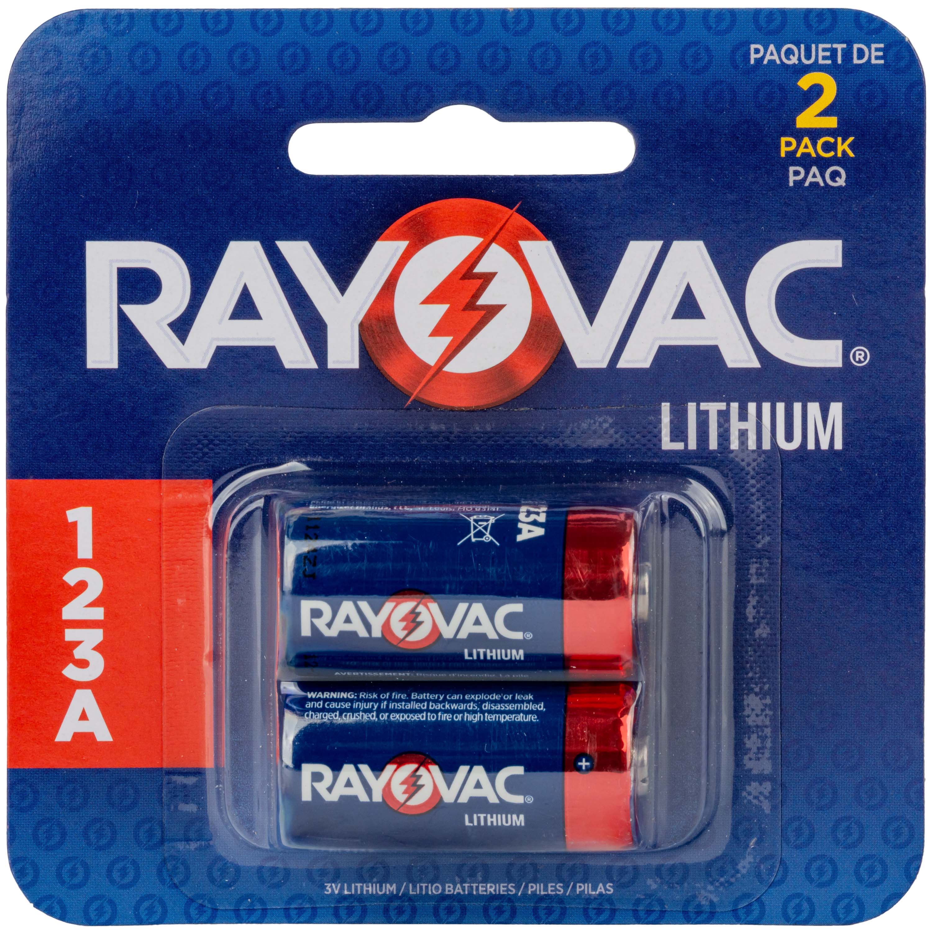 Rayovac&reg; Lithium Batteries - CR123A Lithium